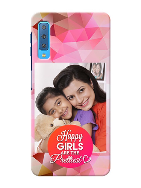 Custom Samsung Galaxy A7 (2018) Personalized Phone Covers: Abstract Triangle Design