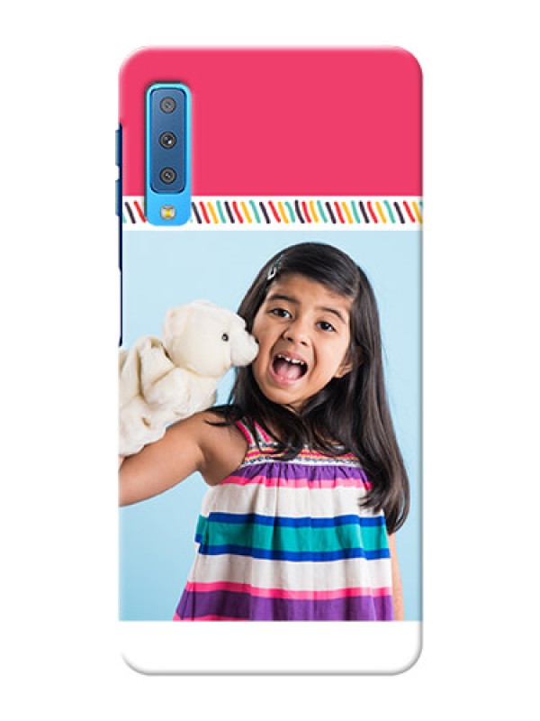 Custom Samsung Galaxy A7 (2018) Personalized Phone Cases: line art design