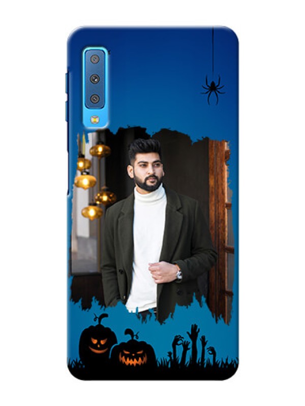 Custom Samsung Galaxy A7 (2018) mobile cases online with pro Halloween design 