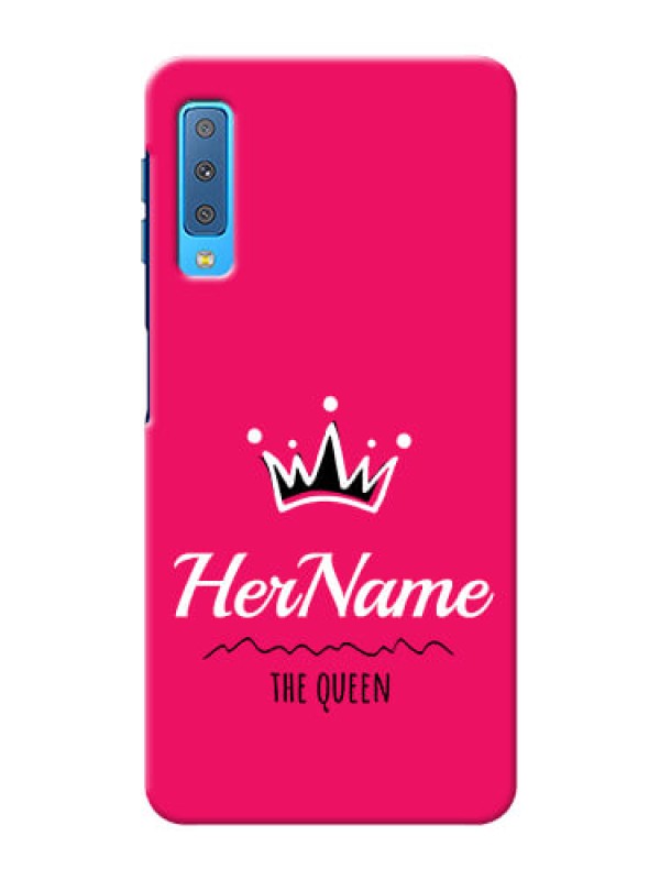 Custom Galaxy A7 2018 Queen Phone Case with Name