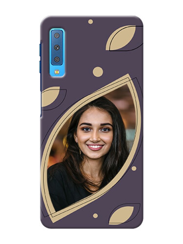 Custom Galaxy A7 2018 Custom Phone Cases: Falling Leaf Design