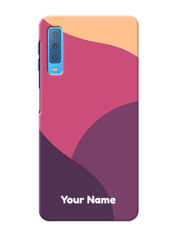 Custom Galaxy A7 2018 Custom Phone Covers: Mixed Multi-colour abstract art Design