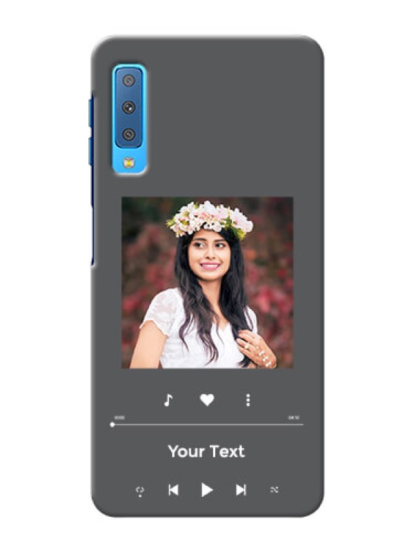 Custom Galaxy A7 2018 Custom Mobile Case with Play The Music Design