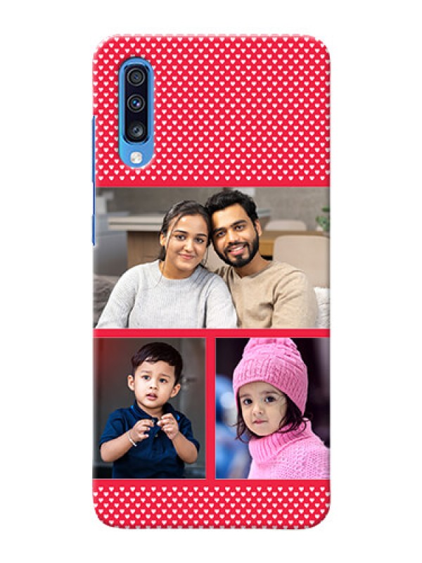 Custom Galaxy A70 mobile back covers online: Bulk Pic Upload Design