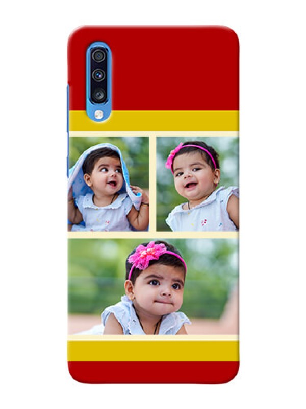 Custom Galaxy A70 mobile phone cases: Multiple Pic Upload Design