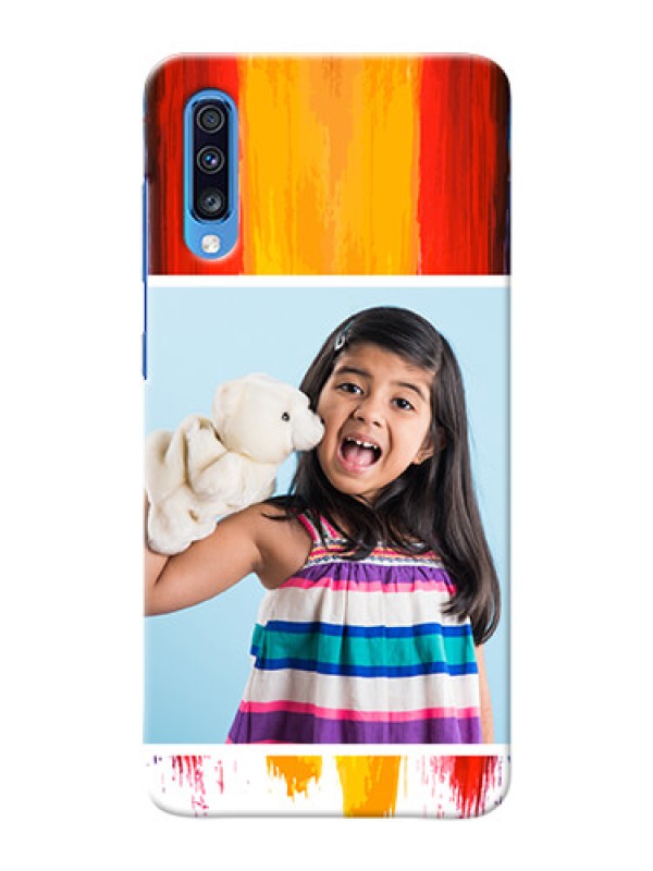 Custom Galaxy A70 custom phone covers: Multi Color Design