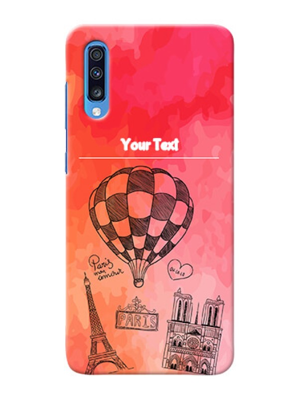 Custom Galaxy A70 Personalized Mobile Covers: Paris Theme Design
