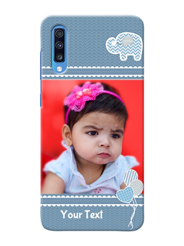 Custom Galaxy A70 Custom Phone Covers with Kids Pattern Design
