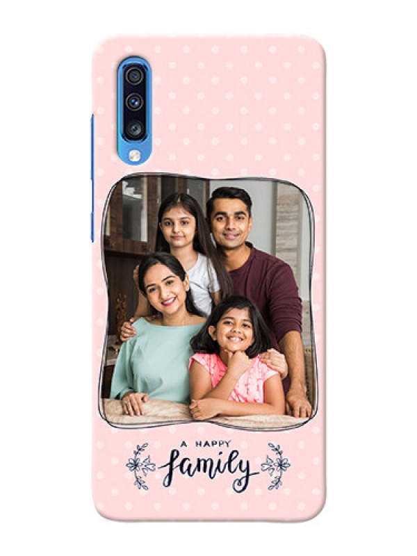 Custom Galaxy A70 Personalized Phone Cases: Family with Dots Design