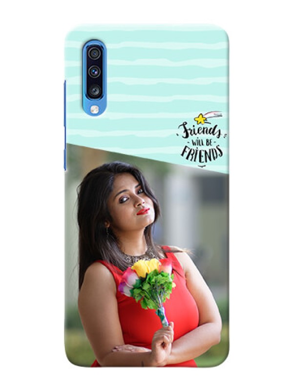 Custom Galaxy A70 Mobile Back Covers: Friends Picture Icon Design