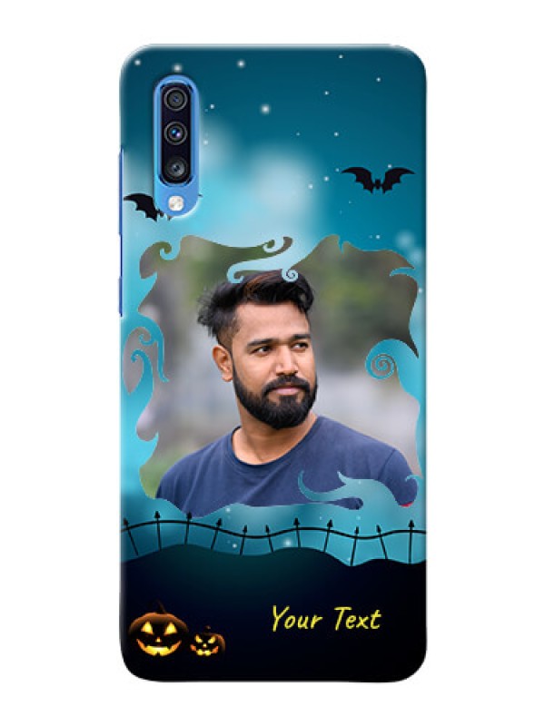 Custom Galaxy A70 Personalised Phone Cases: Halloween frame design