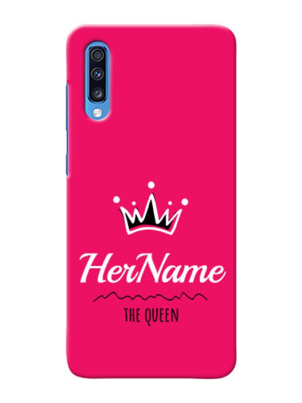 Custom Galaxy A70 Queen Phone Case with Name