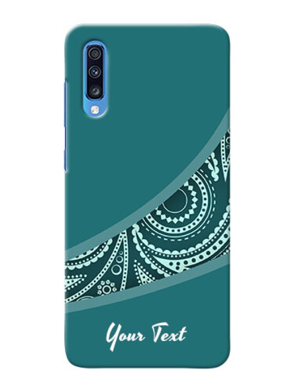 Custom Galaxy A70 Custom Phone Covers: semi visible floral Design