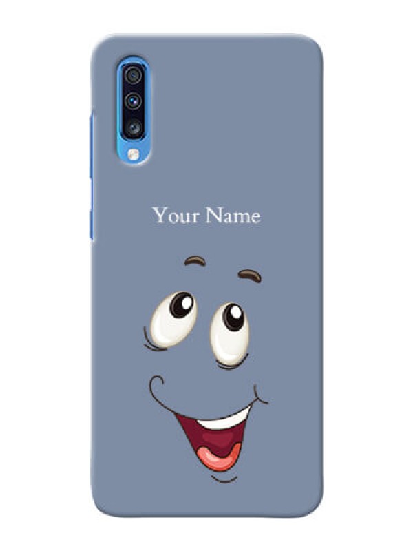 Custom Galaxy A70 Phone Back Covers: Laughing Cartoon Face Design