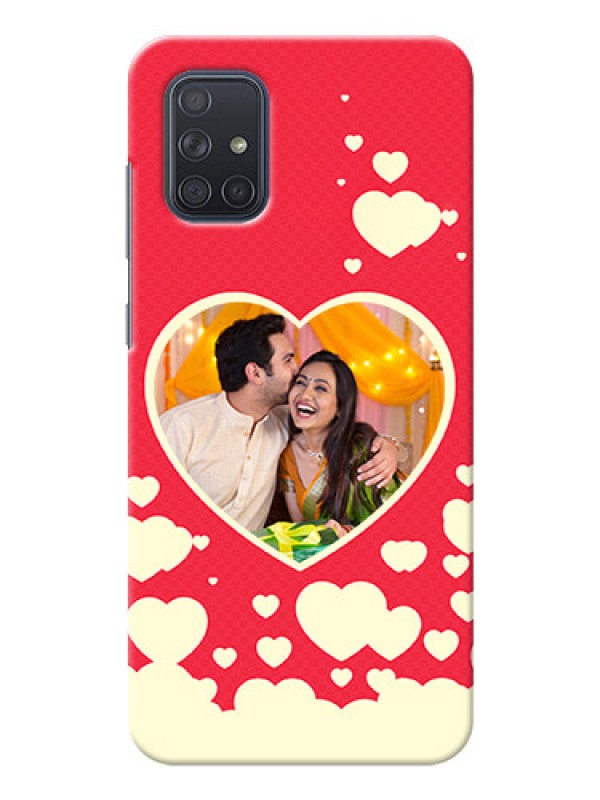 Custom Galaxy A71 Phone Cases: Love Symbols Phone Cover Design