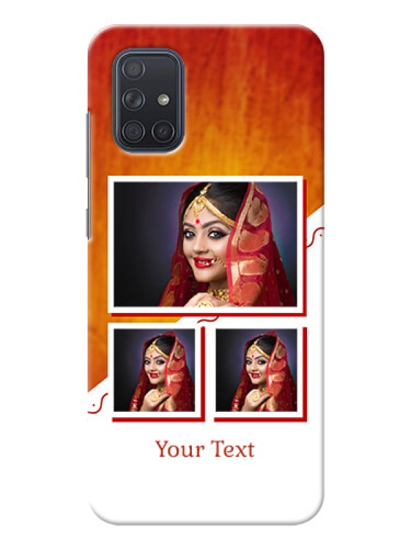 Custom Galaxy A71 Personalised Phone Cases: Wedding Memories Design  