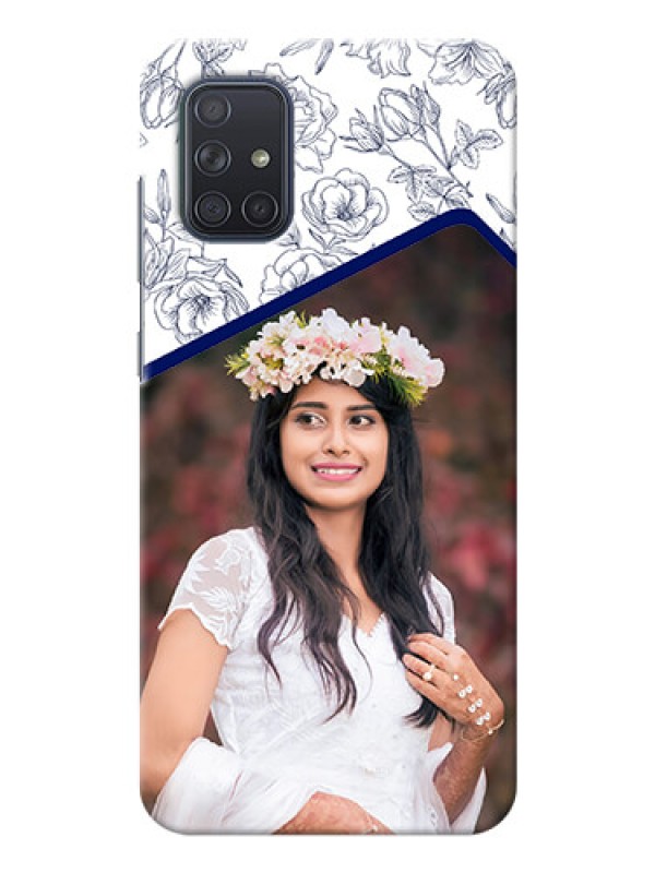 Custom Galaxy A71 Phone Cases: Premium Floral Design