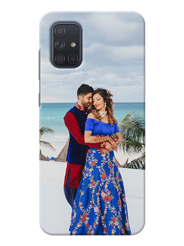 Custom Galaxy A71 Custom Mobile Cover: Upload Full Picture Design