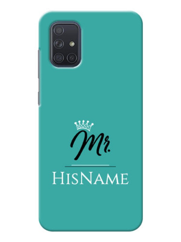 Custom Galaxy A71 Custom Phone Case Mr with Name