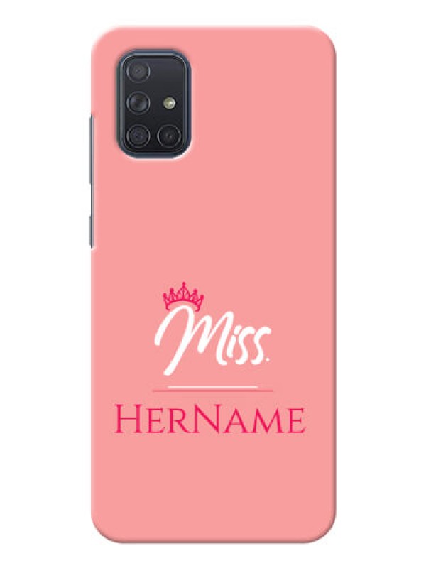 Custom Galaxy A71 Custom Phone Case Mrs with Name
