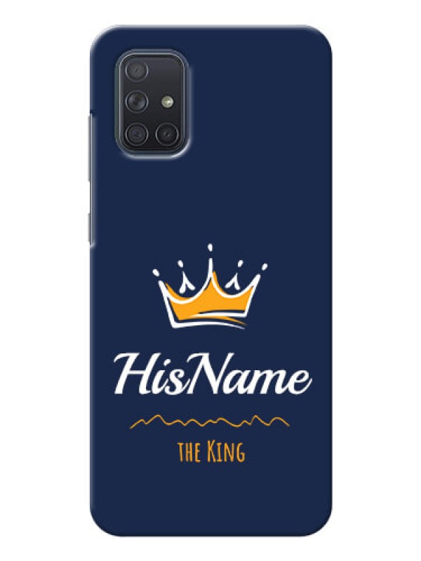 Custom Galaxy A71 King Phone Case with Name