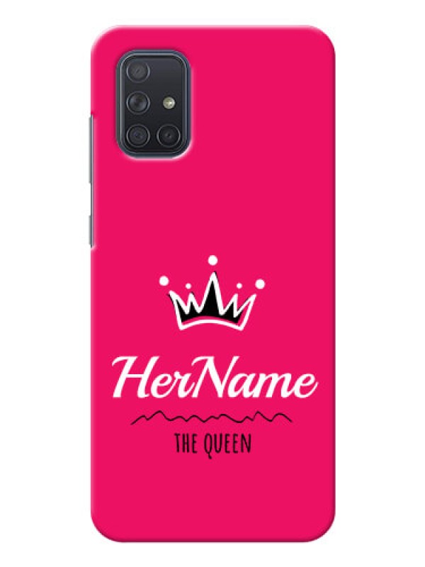 Custom Galaxy A71 Queen Phone Case with Name