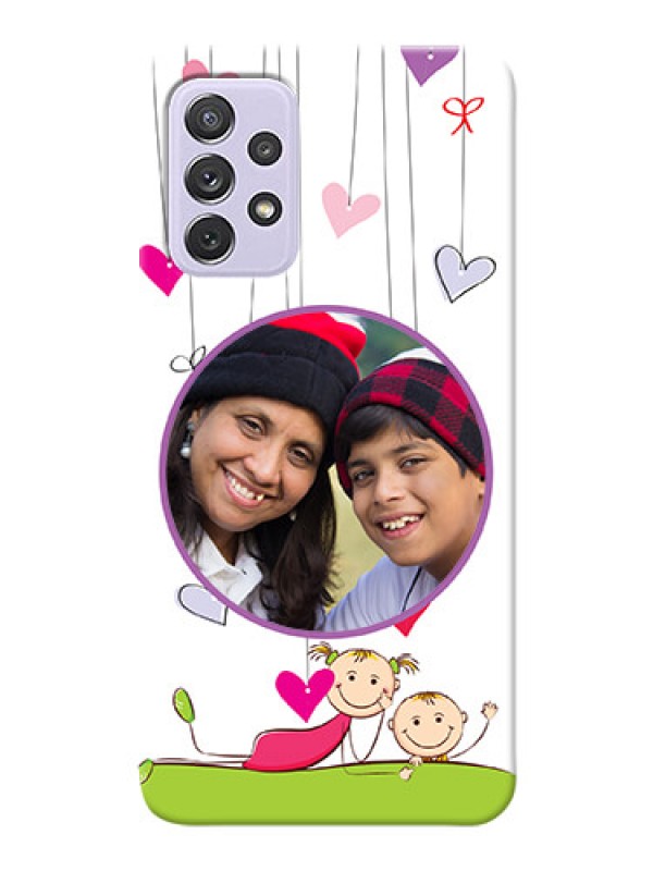 Custom Galaxy A72 Mobile Cases: Cute Kids Phone Case Design