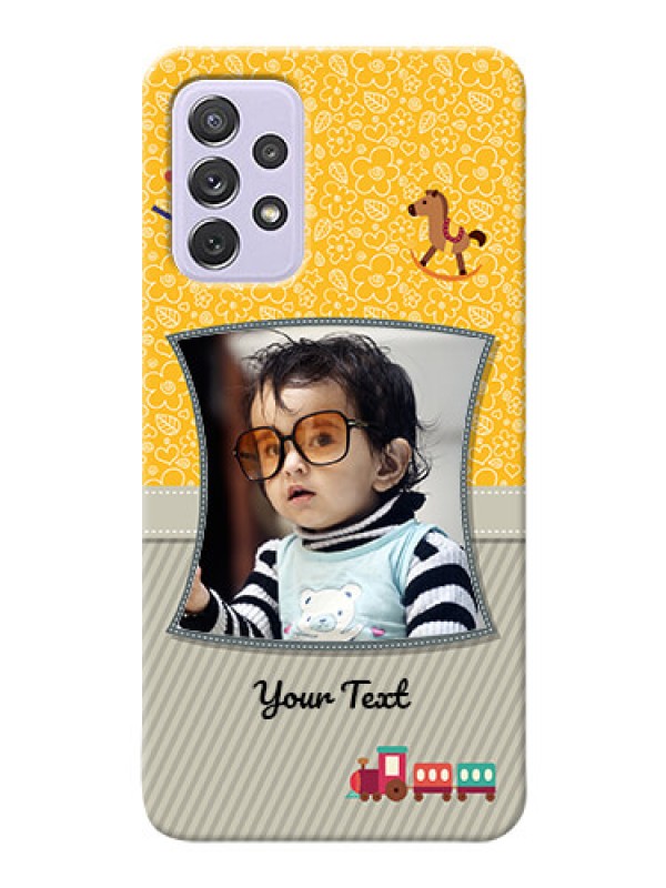 Custom Galaxy A72 Mobile Cases Online: Baby Picture Upload Design