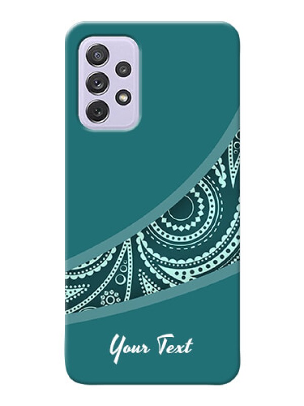 Custom Galaxy A72 Custom Phone Covers: semi visible floral Design