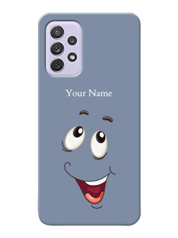 Custom Galaxy A72 Phone Back Covers: Laughing Cartoon Face Design