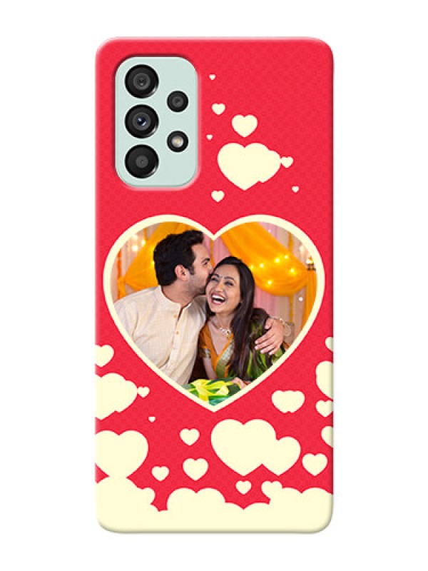 Custom Galaxy A73 5G Phone Cases: Love Symbols Phone Cover Design
