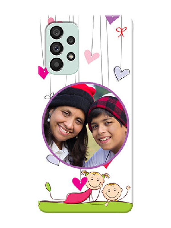 Custom Galaxy A73 5G Mobile Cases: Cute Kids Phone Case Design