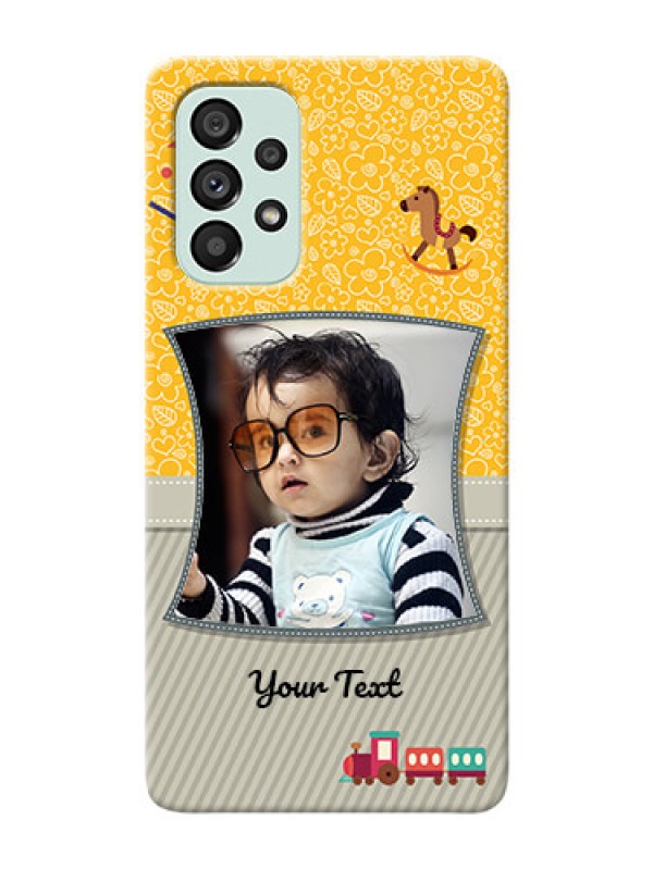 Custom Galaxy A73 5G Mobile Cases Online: Baby Picture Upload Design