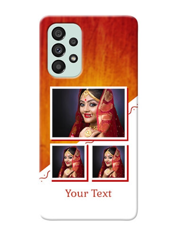 Custom Galaxy A73 5G Personalised Phone Cases: Wedding Memories Design 