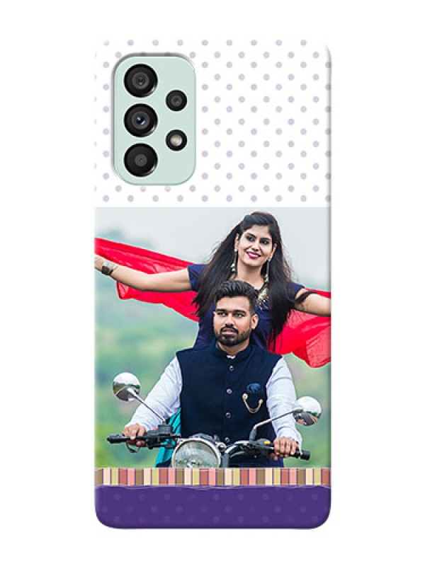 Custom Galaxy A73 5G custom mobile phone cases: Cute Family Design