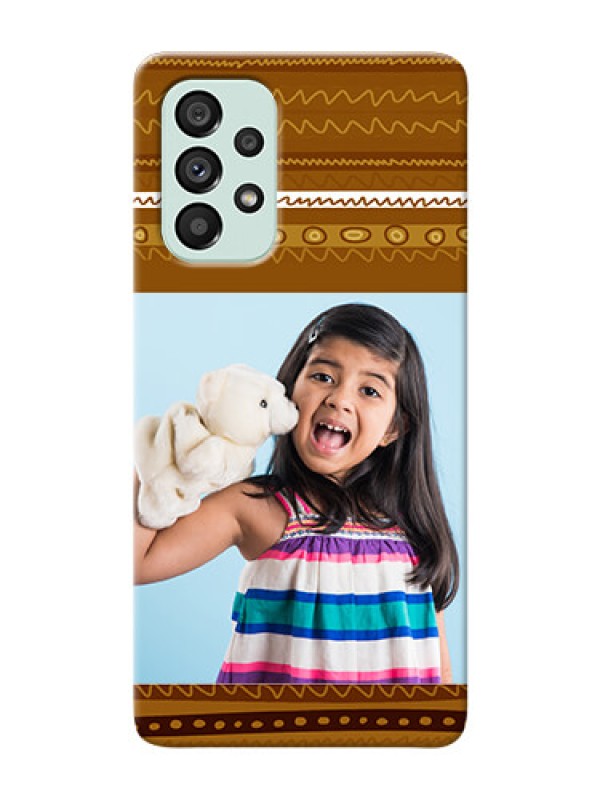 Custom Galaxy A73 5G Mobile Covers: Friends Picture Upload Design 