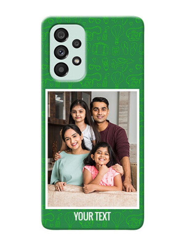 Custom Galaxy A73 5G custom mobile covers: Picture Upload Design
