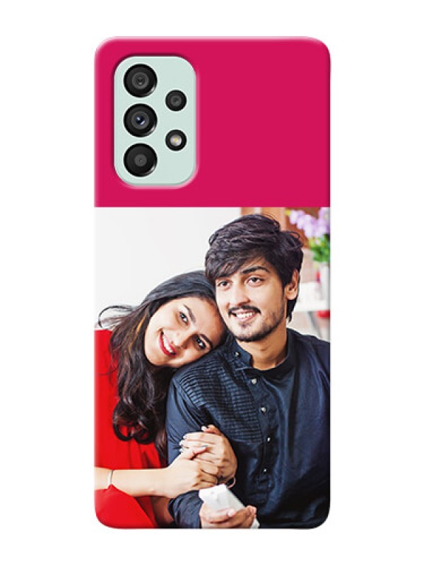 Custom Galaxy A73 5G custom phone cases: Anniversary Cover Design