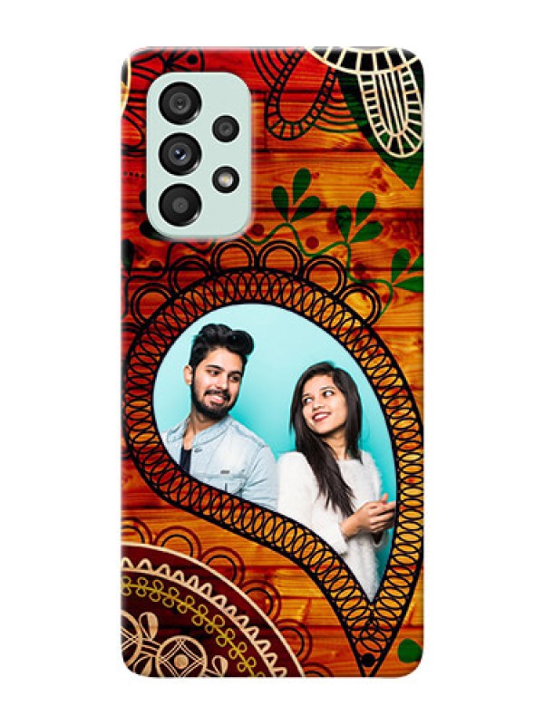 Custom Galaxy A73 5G custom mobile cases: Abstract Colorful Design