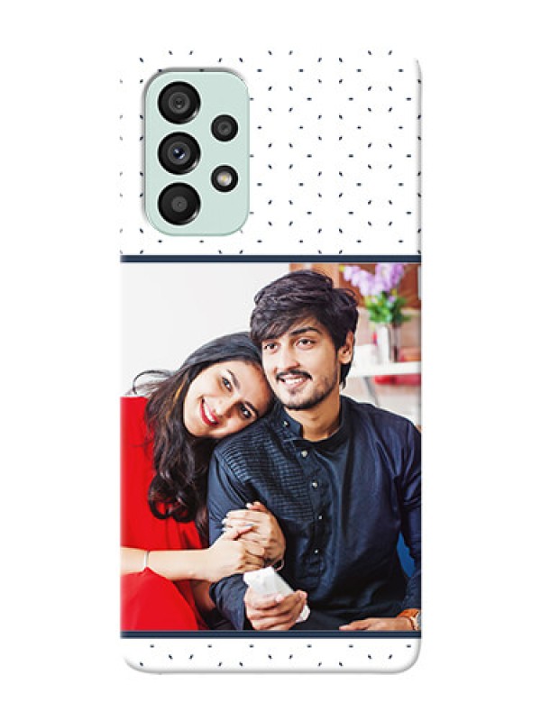 Custom Galaxy A73 5G Personalized Phone Cases: Premium Dot Design