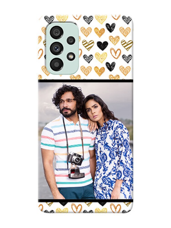 Custom Galaxy A73 5G Personalized Mobile Cases: Love Symbol Design