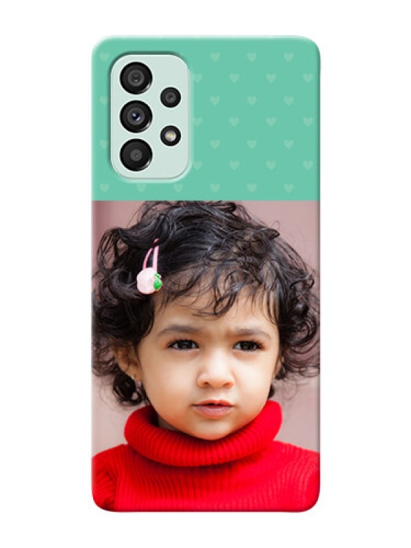 Custom Galaxy A73 5G mobile cases online: Lovers Picture Design