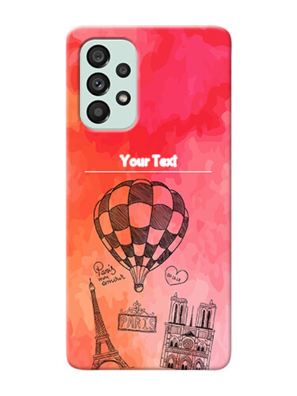 Custom Galaxy A73 5G Personalized Mobile Covers: Paris Theme Design