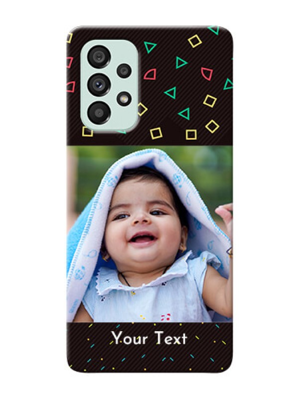 Custom Galaxy A73 5G custom mobile cases with confetti birthday design