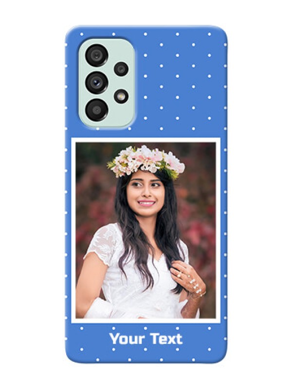 Custom Galaxy A73 5G Personalised Phone Cases: polka dots design