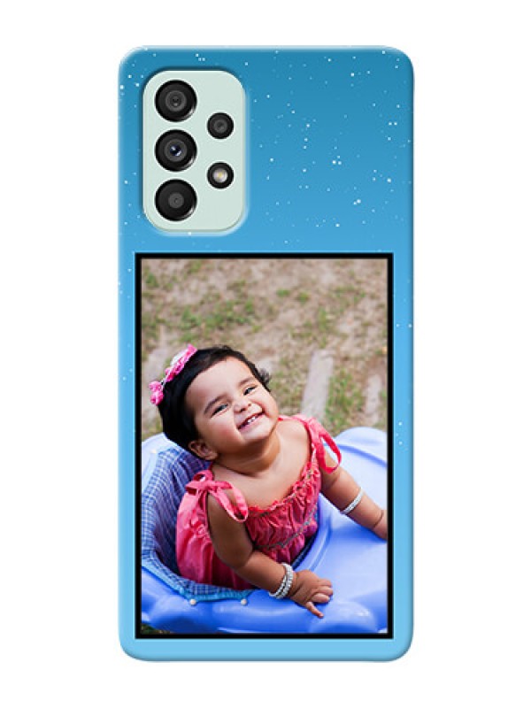 Custom Galaxy A73 5G Phone Covers: Wave Pattern Colorful Design