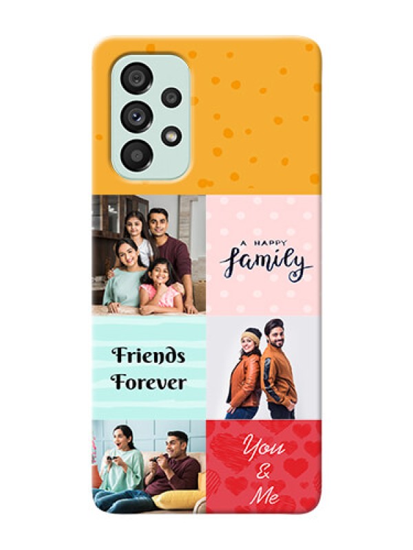 Custom Galaxy A73 5G Customized Phone Cases: Images with Quotes Design
