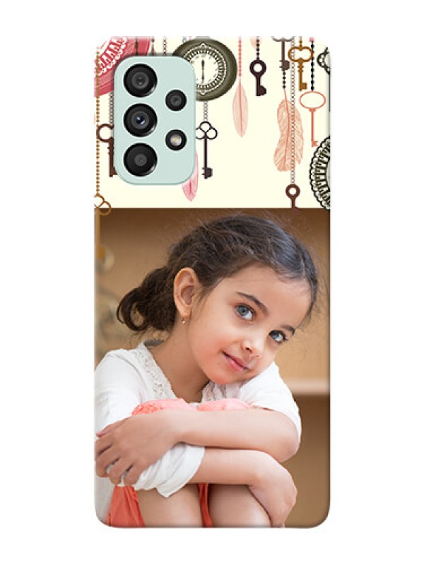 Custom Galaxy A73 5G Phone Back Covers: Boho Style Design