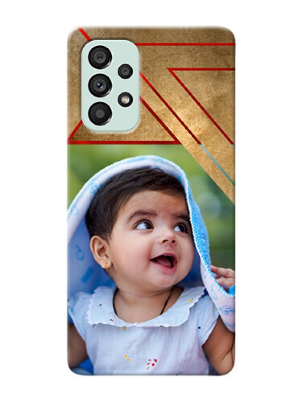 Custom Galaxy A73 5G mobile phone cases: Gradient Abstract Texture Design