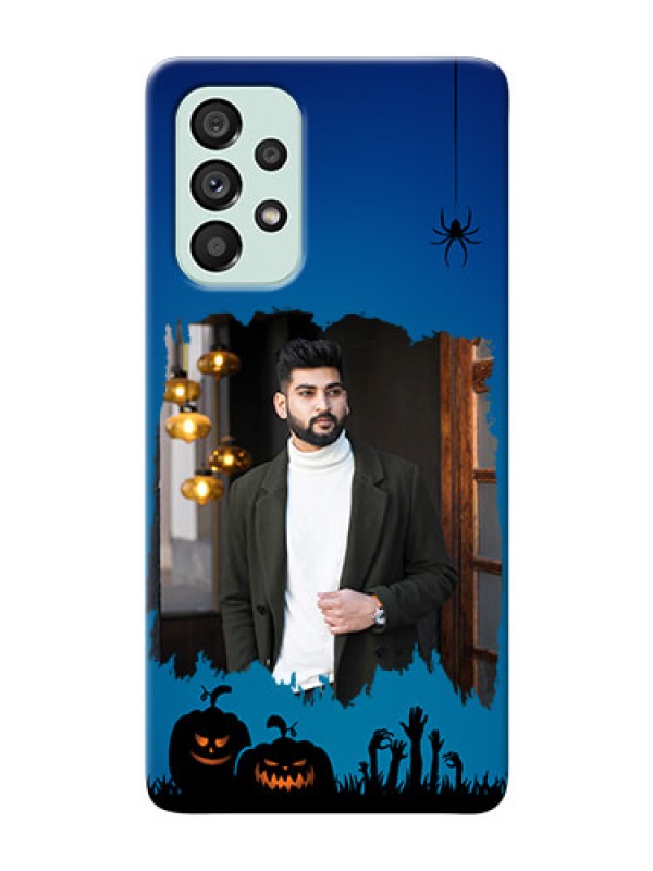Custom Galaxy A73 5G mobile cases online with pro Halloween design 